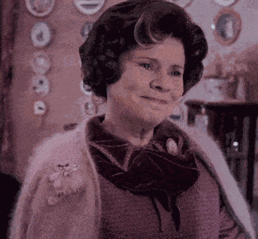 Dolores Jane Umbridge Harry Potter GIF