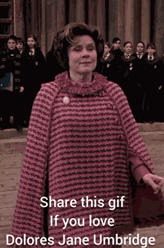 Dolores Jane Umbridge Harry Potter GIF