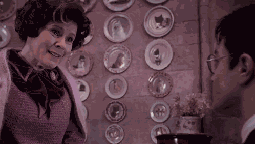 Dolores Umbridge Harry Potter GIF