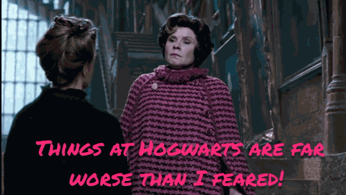 Dolores Umbridge Harry Potter GIF