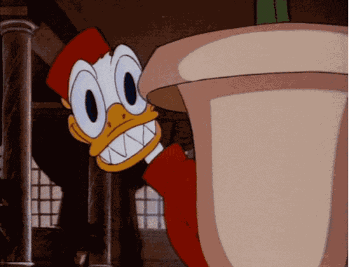 Donald Duck Evil Laugh GIF