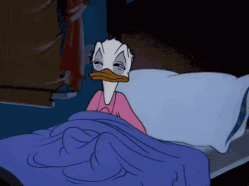 Donald Duck Sleep GIF