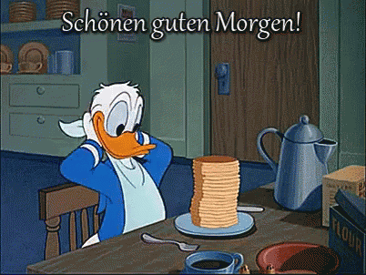 Donald Ducks Frühstück GIF