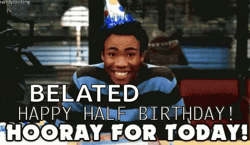 Donald Glover Half Birthday GIF