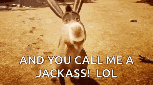 Donkey Jackass GIF