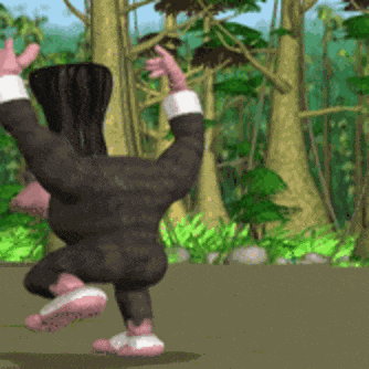 Donkey Kong Country Finger Guns GIF