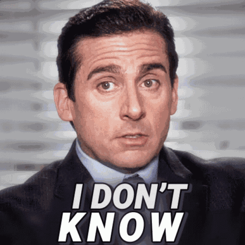Dont Know Idk GIF