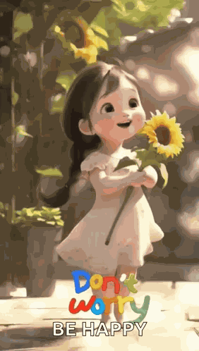 Don'T Worry Be Happy Cute Gif GIF