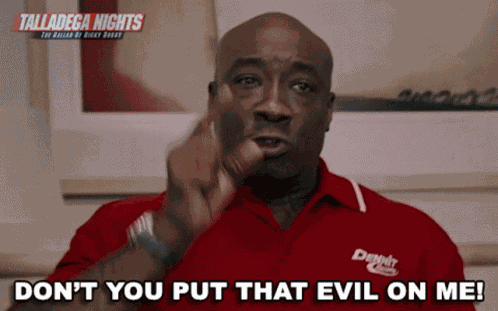 Dont You Put That Evil On Me Michael Clarke GIF