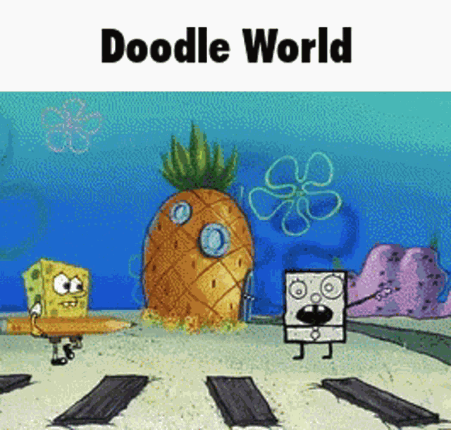 Doodle World Doodle Bob GIF