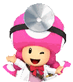 Dr Toadette Icon Sticker
