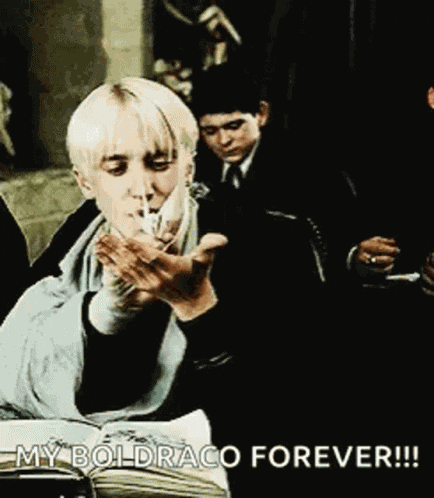 Draco Malfoy Harry Potter GIF