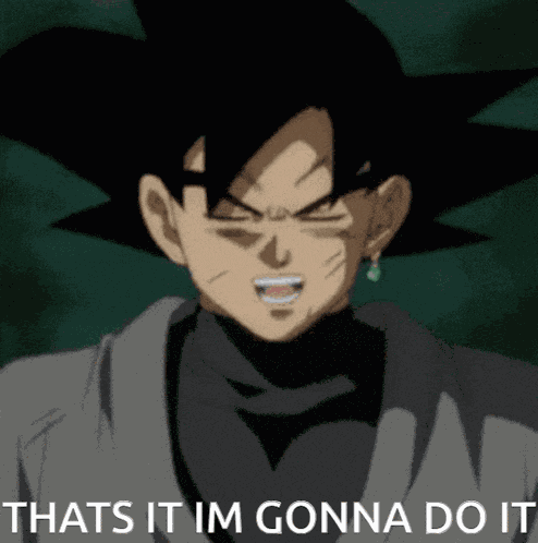 Dragon Ball Goku Black GIF