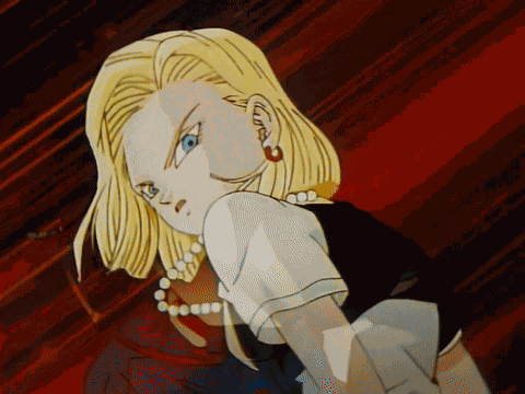Dragon Ball Z Android 18 GIF