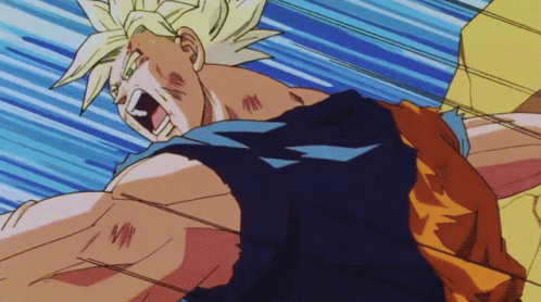 Dragon Ball Z Goku Vs Vegeta GIF
