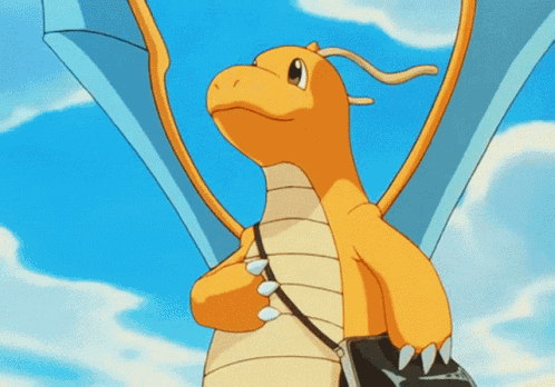 Dragonite Flying GIF