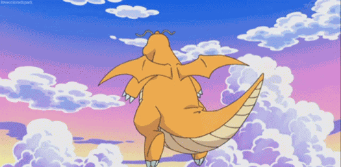 Dragonite Lookingback GIF