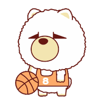 Dribble Basketball Sticker