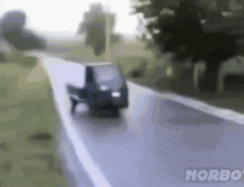 Drifting Small Car GIF