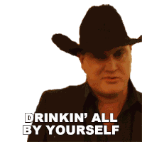 Drinkin All By Yourself Jon Pardi Sticker