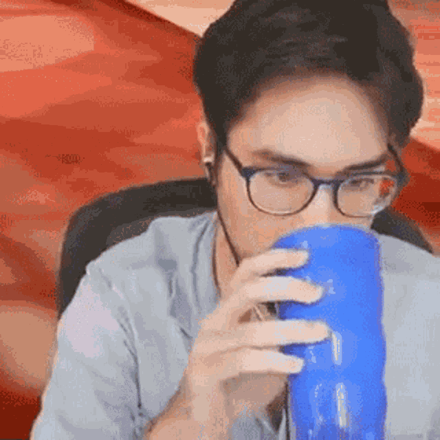 Drinking Wolfe Glick GIF