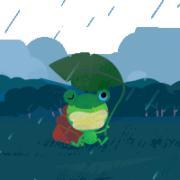 Drizzle Froggy Sticker