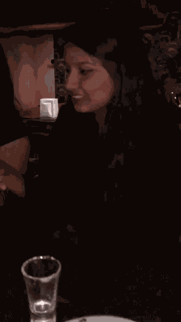 Drunk Girl Weirdo GIF