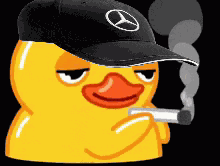 Duck Duck Smoking GIF