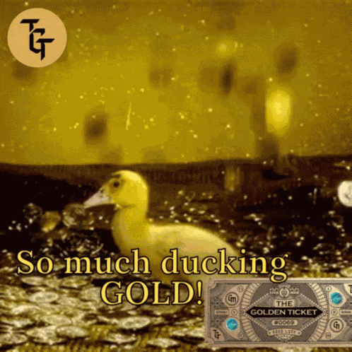 Ducking Gold Tgt Golden GIF