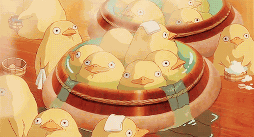 Ducks Spirited Away GIF