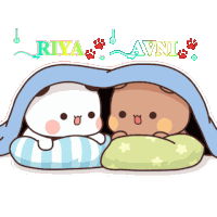 Dudu Bubu Eat Dudu Bubu Couple Sticker