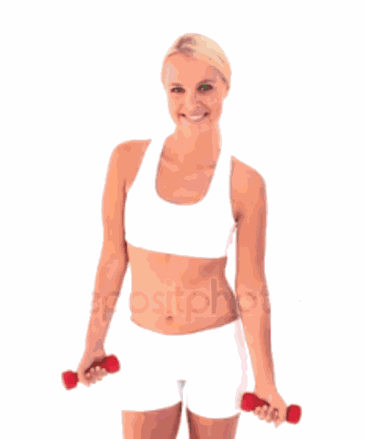 Dumbbells Workout GIF