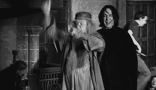 Dumbledore Snape GIF