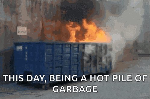 Dumpster Fire Dumpster GIF