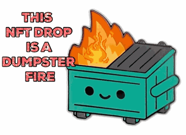 Dumpster Fire Nft GIF
