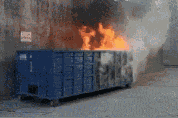 Dumpster Fire GIF
