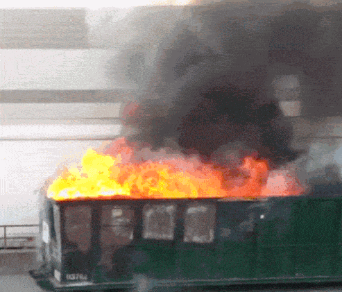 Dumpster Fire GIF