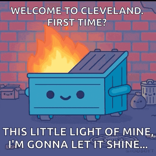 Dumpster Fire This Is Fine GIF
