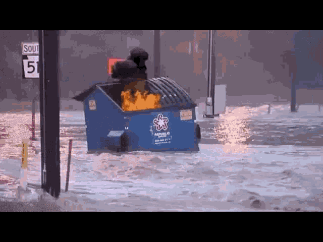 Dumpster Fire GIF