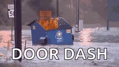 Dumpsterfire Flooding GIF