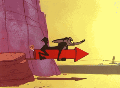 Dynamite Wile E Coyote GIF