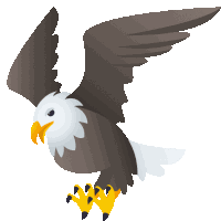 Eagle Nature Sticker