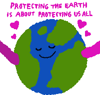 Earth Day Earth Sticker