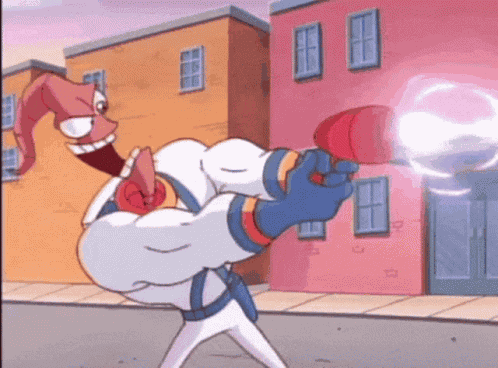 Earthworm Jim Retro GIF