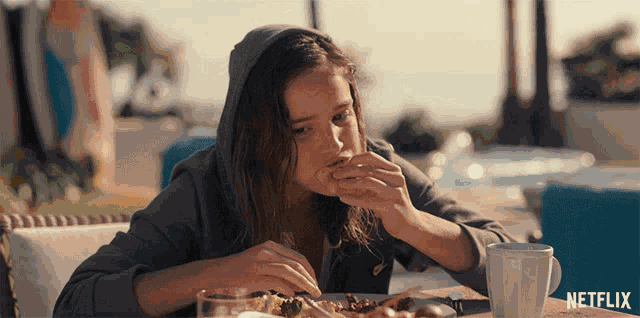 Eating Alba Baptista GIF