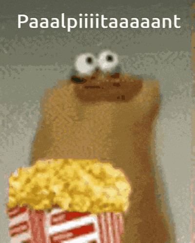 Eating Popcorn GIF