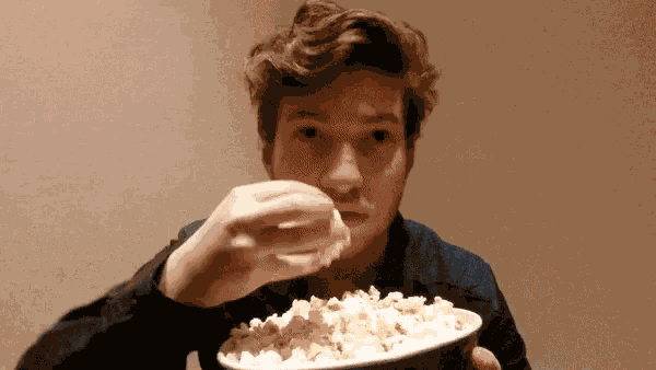 Eating Popcorn GIF