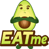 Eatme Avocado Adventures Sticker