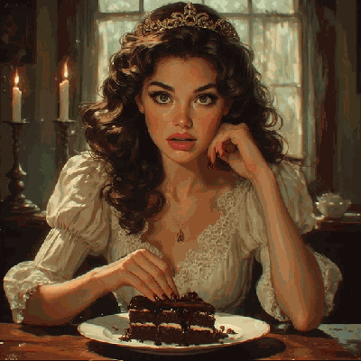 Eats Cake Chocolate Cake GIF