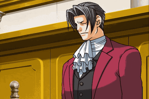 Edgeworth Ace Attorney GIF